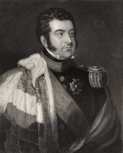 George Augustus Frederick Fitzclarence, Munster 1. grófja, metszet W.H. Cook, a „Nemzeti Portré Galéria IV. kötetéből”, megjelent 1835 körül